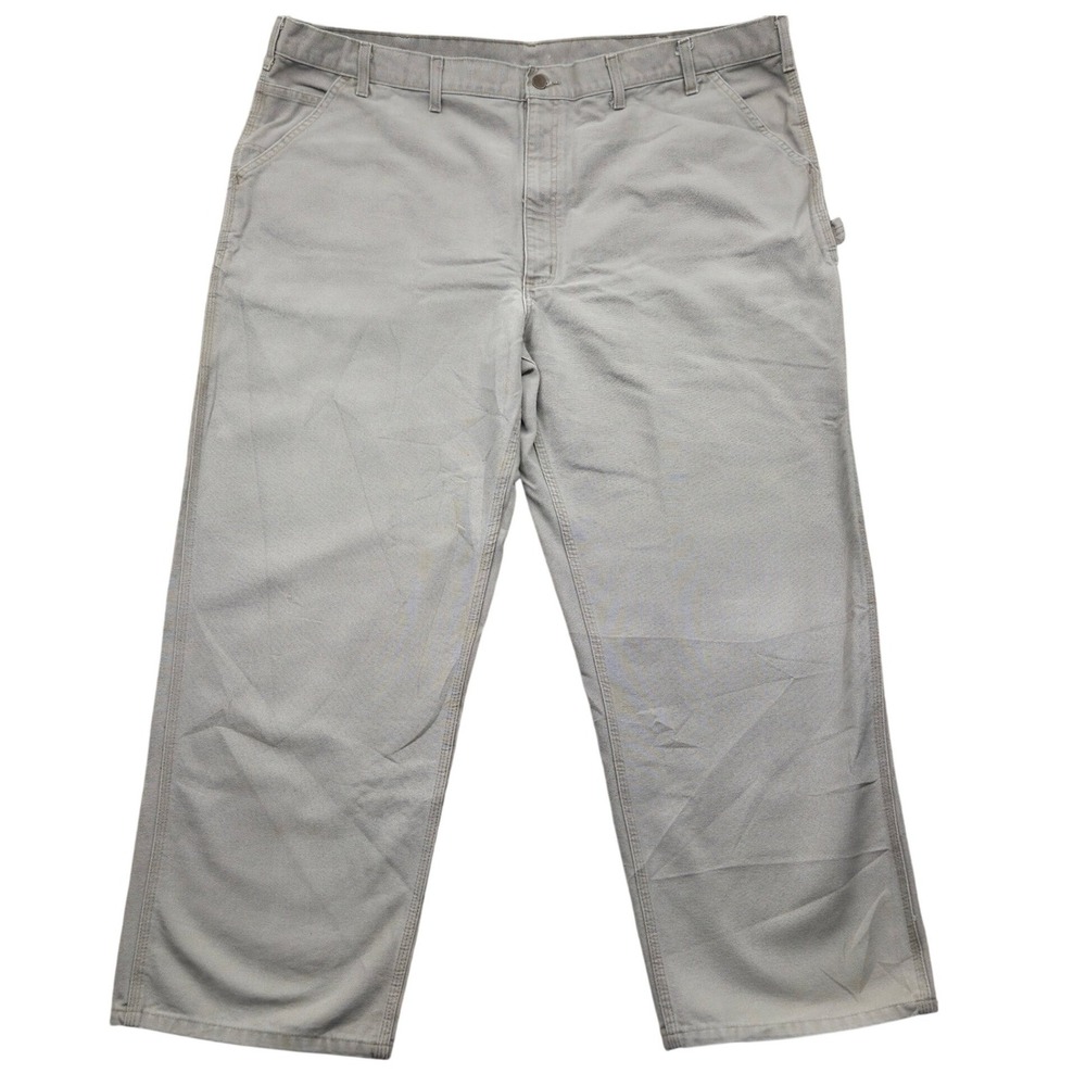 Carhartt Loose Fit‎ Washed Duck Utility Work Dungaree B11 DES Mens 48x32